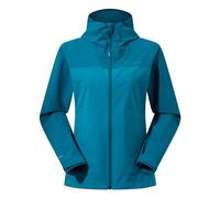 Berghaus Women's Arnaby Hooded Waterproof Jacket | Lightweight | Stretch, Deep Ocean/Jungle Jewel, 12