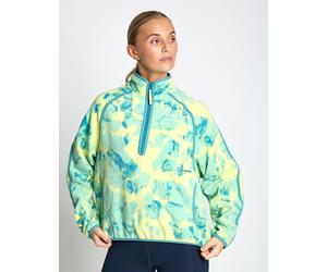 Berghaus Women's Bamburgh Half Zip Fleece - Light Electro Printed - UK 10 - Blue