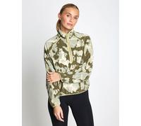 Berghaus Women's Bamburgh Half Zip Fleece - Wisdom Printed - UK 16 - Green