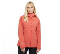 Berghaus Women's Boreen Stretch Waterproof Jacket, Lightweight, Breathable, 2-Layer Hydroshell, PFC-Free DWR, Packable (UK, Numeric, 12, Regular, Regular, Orange)