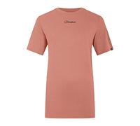 Berghaus Women's Boyfriend Buttermere Short Sleeve Tee T-Shirt, Rose Dawn, 8