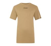Berghaus Women's Boyfriend Dolomites Mountain Short Sleeve Tee T-Shirt, Sand Dune, 14