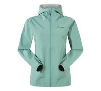 Berghaus Women's Deluge Pro 3.0 Shell Rain Jacket | Breathable Coat | Durable | Waterproof | Adjustable Waterproof Jacket, Light Terrain, 12