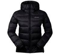 Berghaus Women's Ewden Insulated Extra Warmth Big Baffle Winter Padded Jacket | Hydroloft Insulation | Adjustable Insulated Jacket, Black/Black, 14