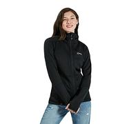 Berghaus Women's Fourier Hooded Polartech Powerstetch Fleece Jacket, Jet Black, 18