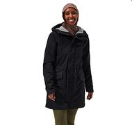 Berghaus Womens Foxghyll Hooded Parka Jacket - Black/Grey - UK 8
