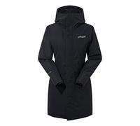 Berghaus Women's Hinderwick Insulated Waterproof Jacket | Durable | Breathable | Rain Coat Waterproof Jacket, Black/Black, 20