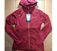 Berghaus Women's Hooded Taagan Fleece Jacket UK10 in Dark Red - BNWT