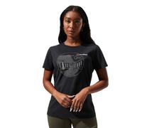 Berghaus Womens Linear Landscape Short Sleeve Tee: Black: 14 Size: 14,