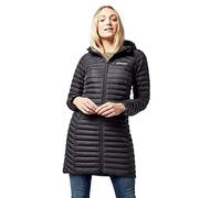 Berghaus Women's Nula Micro Insulated Jacket Long Coat, Durable Design, Water Resistant, Black, 10