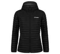 Berghaus Women's Nula Micro Synthetic Insulated Jacket | Water Resistant Coat | Lightweight | Warm, Black/Black, 8