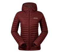 Berghaus Women's Nula Micro Synthetic Insulated Jacket | Lightweight | Warm | Water Resistant Coat | Puffer Jacket, Garnet, 10