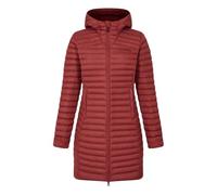 Women's Nula Micro Synthetic Insulated Long Jacket - Red