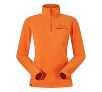 Berghaus Womens Prism 2.0 Micro Half Zip Polartec | Added Warmth Flattering Style Durable Fleece Jacket, Blazing Fire, 12 EU