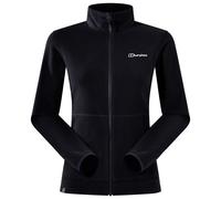 Berghaus Womens Prism 2.0 Micro Interactive Full Zip | Added Warmth Flattering Style Durable Fleece Jacket, Black, 14 EU