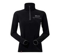 Berghaus Women's Prism 2.0 Micro Polartec Half‑Zip Fleece - Black Size 16