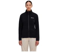 Berghaus Women's Prism 2.0 Micro Interactive Full Zip Fleece Jacket | Added Warmth | Flattering Style | Durable Fleece Full Zip, Black, 14