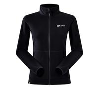 Berghaus Womens Prism 2.0 Micro Interactive Full Zip | Added Warmth Flattering Style Durable Fleece Jacket, Black, 18 EU