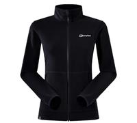 Berghaus Womens Prism 2.0 Micro Interactive Full Zip | Added Warmth Flattering Style Durable Fleece Jacket, Black, 10 EU
