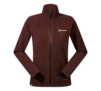 Berghaus Women's Prism 2.0 Micro Interactive Full Zip Polartec Fleece Jacket | Added Warmth | Flattering Style | Durable, Cedar Brown, 12
