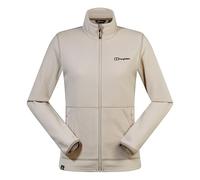 Berghaus Women's Prism 2.0 Micro Interactive Full Zip Polartec Fleece Jacket | Added Warmth | Flattering Style | Durable, Stone, 10