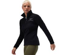 Berghaus Women's Prism 2.0 Micro Half Zip Polartec Fleece | Added Warmth | Flattering Style | Durable Fleece Half Zip, Black/Black, 10