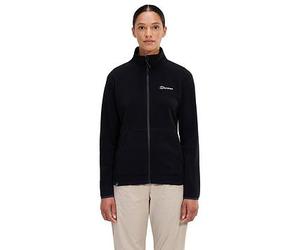 Berghaus Womens Prism 2.0 Microfleece Interactive Full Zip Jacket, Black, Size 12, Women Black