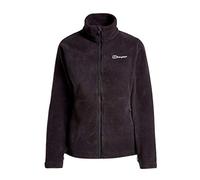 Berghaus Women's Prism Polartec Interactive Fleece Jacket | Added Warmth | Flattering Style | Durable Fleece Full Zip, Black/Black, 18