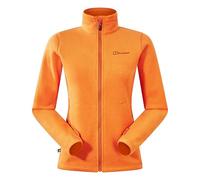 Berghaus Women's Prism Polartec Interactive Fleece Jacket | Added Warmth | Flattering Style | Durable Fleece Full Zip, Blazing Fire, 14