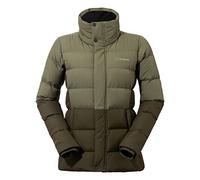 Berghaus Women's Rosthwaite Reflect Down Jacket Insulated Coat | Durable Design | Water Resistant, Deep Depths Green/Dusty Olive, 12