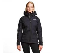 Berghaus Women's Stormcloud Waterproof Jacket with Hydroshell Fabric, Adjustable Hood and 2 Zipped Pockets, Womens Rain Coat, Women's Hiking & Outdoor Recreation Clothing, Black, UK10