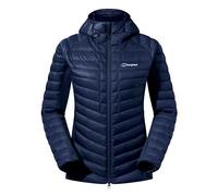 Berghaus Women's Tephra Stretch Reflect 2.0 Hooded Padded Down Jacket | Flattering Stretch Fit | Lightweight | Packable | Puffer Jacket, Dusk, 12