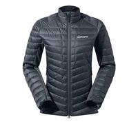 Berghaus Women's Tephra Stretch Reflect 2.0 Padded Down Jacket | Flattering Stretch Fit | Lightweight | Packable | Puffer Jacket, Grey Pinstripe, 12