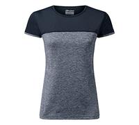 Berghaus Women's Voyager Short Sleeve Tech Tee Base Layer | Wicking | Breathable | Comfortable , Carbon Marl/Jet Black