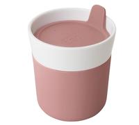 Berghoff 3950136 0.25 Litre Porcelain Travel Mug, Pink White