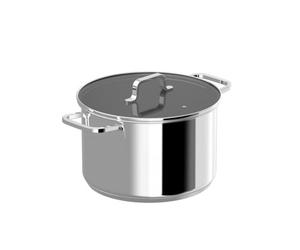 Berghoff Covered Stockpot Helix 24X15Cm Bewrghoff Recycled Stainless
