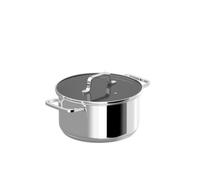 Berghoff Helix High Quality Recycled S Steel Casserole And Lid 20Cm. Durable Style, Fast Even Heat, Energy Saving, Dishwasher Safe