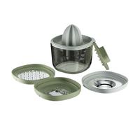 BergHOFF Home Kitchen Tools - 6 in 1 - Measuring Cup, Egg Separator, Kitchen Grater, spiralizer, Lemon Squeezer & Finger Guard - Tools Set