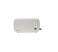 BergHOFF Seren Side Loading Toaster with Cool Touch Exterior and Removable Crumb Tray with Silver Front Panel use as Serving Tray