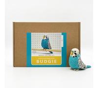 Bergin & Bath Needle Felting kit Budgie. Make a Blue Budgerigar from Wool. Beginners DIY Felted Bird Project. A Perfect Creative Gift for Bird Lovers!