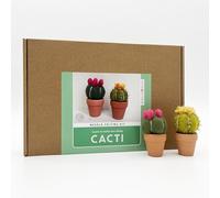 Bergin & Bath Needle Felting Kit, Cacti. Make a Pair of Mini Cacti with This Planet Friendly Craft kit for Adults and Teens.