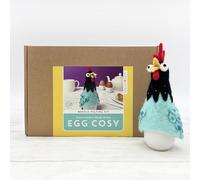 Bergin & Bath Needle Felting Kit - Chicken Egg Cosy - Learn to Felt This Quirky Hen for Your Breakfast Table. A Fun Craft kit for Adults and Teens.