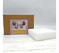 Bergin & Bath Needle Felting Kit - Easter Eggs - Create Your own Hanging Easter Decorations - Craft Kits for Adults - Easter Gift for her, for Mum (with Felting Mat)