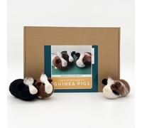 Bergin & Bath Needle Felting Kit, Guinea Pigs. Make Three Cute Little Guinea Pigs with This Planet Friendly Craft kit for Adults and Teens.