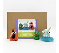 Bergin & Bath Needle-Felting Kit - Monsters Craft Kit for Adults and Teens, Planet Friendly Craft kit and Gift