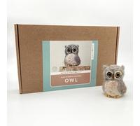 Bergin & Bath Needle Felting Kit, Owl. Make a Sweet Little owl with This Planet Friendly Craft kit for Adults and Teens.