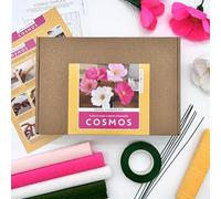 Bergin & Bath Paper Flower Kit - Cosmos. Papercraft kit for Women. A Creative Gift idea.