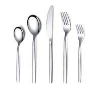 Berglander 30 Pieces Stainless Steel Cutlery Set, Flatware Set, Silverware Set, Tableware Set, Service for 6