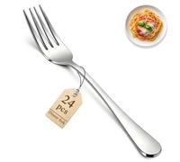 Berglander Dinner Forks Set of 24, Stainless Steel 18.5cm Table Forks for Home Kitchen, Hotel, Restaurant, Dishwasher Safe
