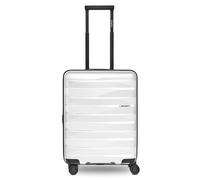 Bergpfeil Travel 4-wheeled cabin trolley S 55 cm with expansion pleat white